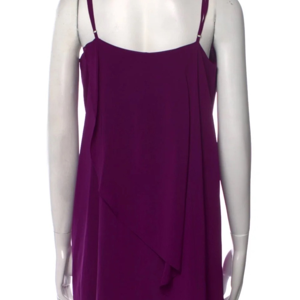 NWOT Alice + Olivia Purple Silk Mini Dress Size Small - Picture 2 of 10